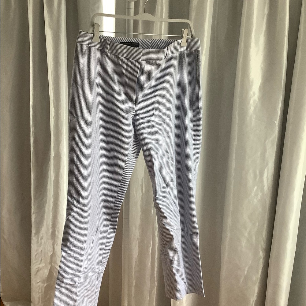 Brooks Brothers Blue Striped Dress Pants